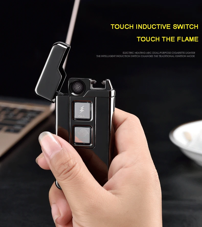 Wholesale Rechargeable Electronic Coil Lighters Usb Plasma Cigar Arc