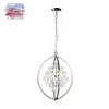 Modern hotel house fancy half globe high quality foyer pendant lighting