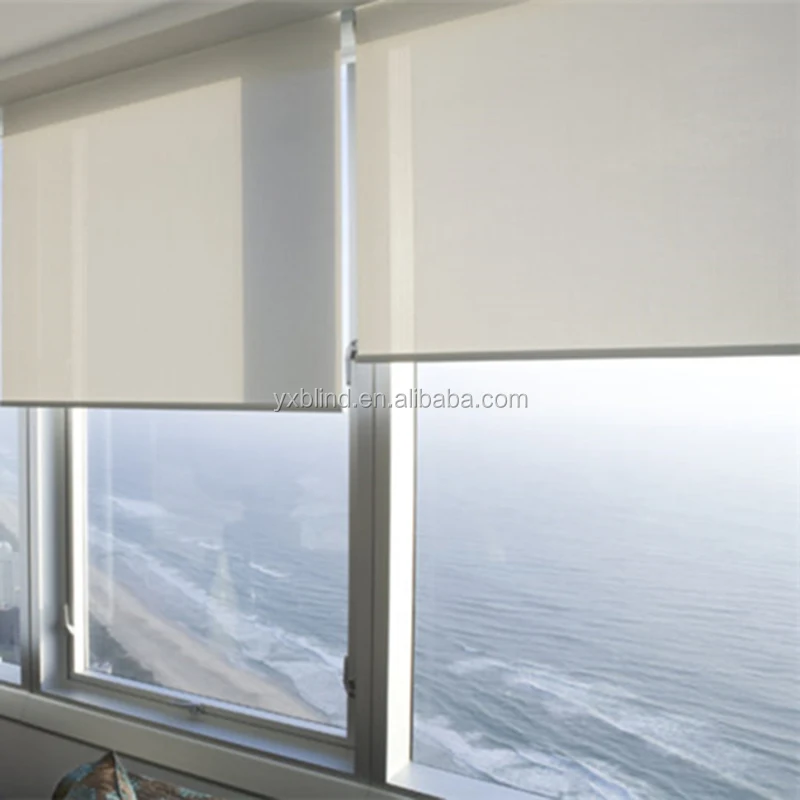 

top quality remote control motorized sunscreen electric roller blinds for windows, Customer's request