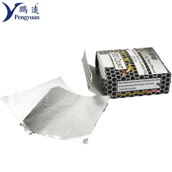 Non Stick Laminated Parchment Paper Lined Aluminium Foil For Rosin
