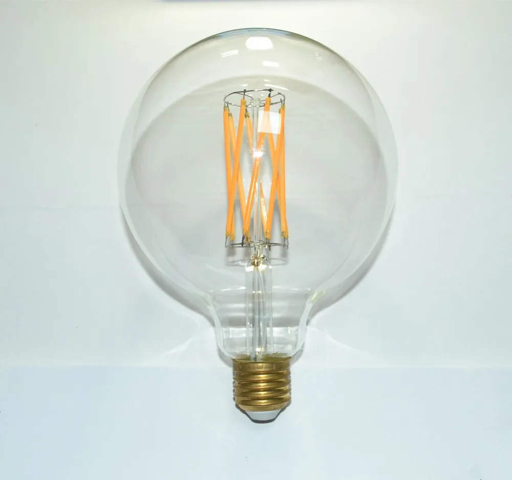 energy saving lights G95 E27 dimmable led bulbs 4W 6W filaments lamp