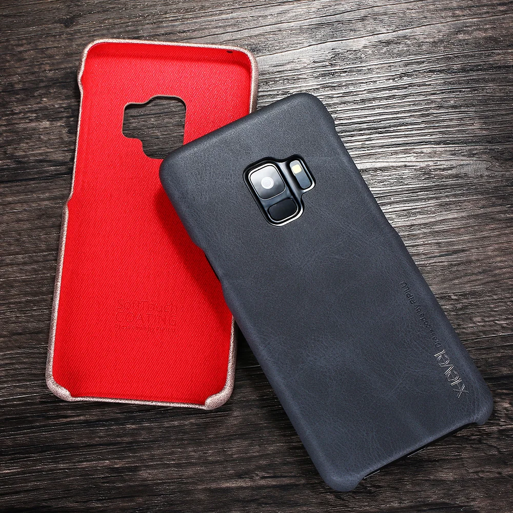 

X-Level Phone Accessories Case for samsung S9, Cell Phone Case for Samsung Galaxy S9, Black;light golden;dark coffee;red;chinese red