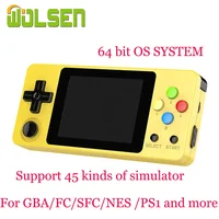 

WOLSEN 64 Bit LDK Game Mini Portable Handheld Game 2.6 inch 4:3 Screen OPEN SOURCE CONSOLE 15 Simulator pre-install Loading game