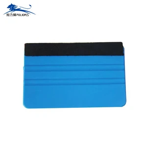 Image of custom logo printed wool felt squeegee