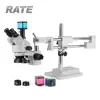 3.5X-90X Trinocular Stereo Zoom Optical Camera Microscope with 144 LED Light Price