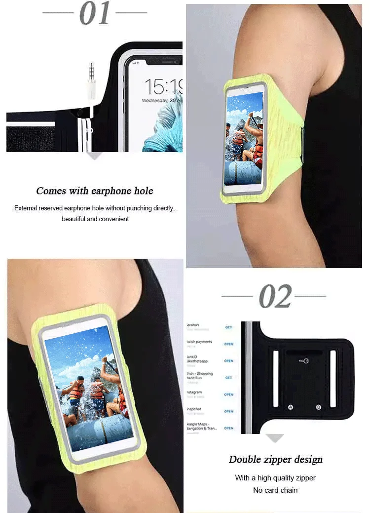Newset lycra mobile phone case smartphone armband made in China