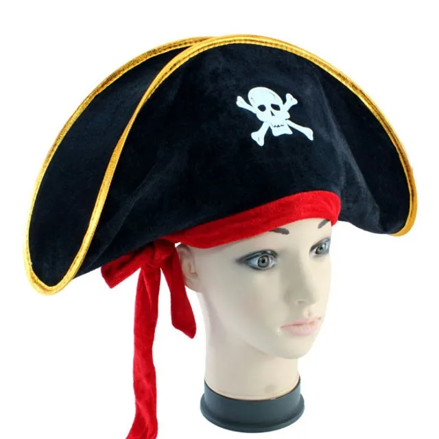 New Fashion Captain Black Pirate Hat For Halloween Party - Buy New ...
