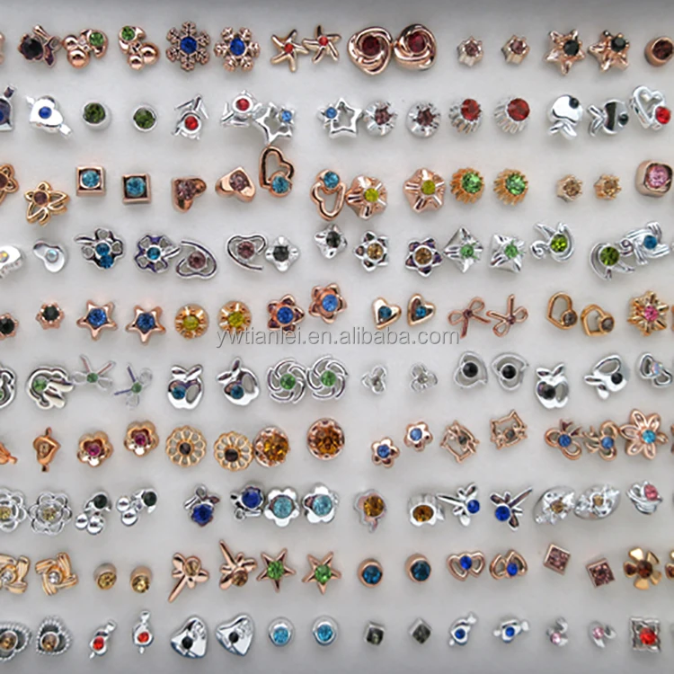 2020 מכירה לוהטת פשוט סימולציה זהב מצופה חמוד פלסטיק קריקטורה תכשיטי עגיל עם תיבת אריזה