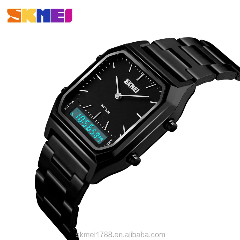 

Skmei 1220 imported from China Stainless Steel Band mens fashion quartz watches men luxury, Silver/blue/black/gold/rose gold/black/customsized