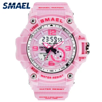 pink watch digital