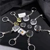 Personalized crystal heart shaped keychain led, led key ring with crystals