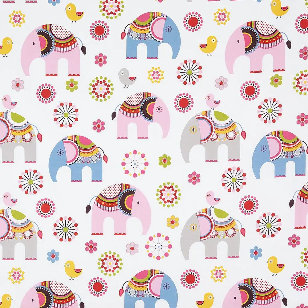 
design printed classic home decoration blackout fabric curtain for young living room 