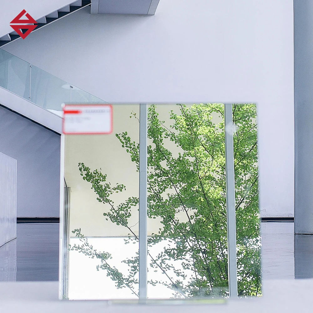 Large Frameless Safety Edge Dance Mirror with Vinyl Film Back