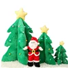 Christmas tree shape pillow santa claus decorative chian good quality gift pillow