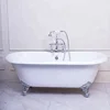 High-end luxury freestanding soaking cast iron bathtub