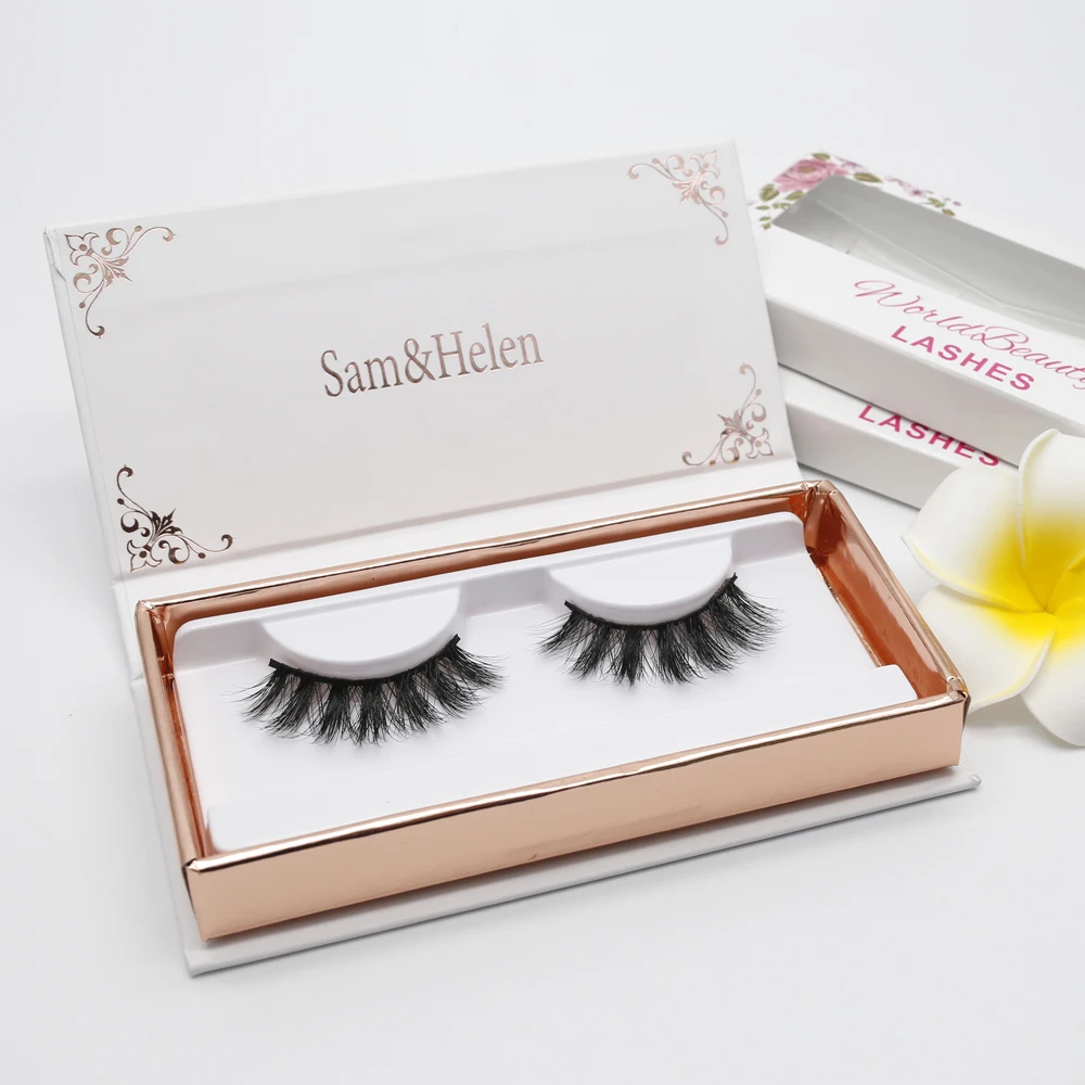 

Round Lash Box for 3D Mink Lashes False Eyelashes, Black