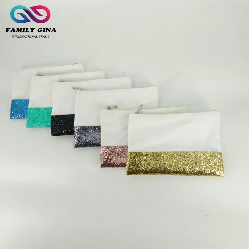 Wholesale Personalized Monogrammed Glitter Cosmetic Bag Buy Glitter
