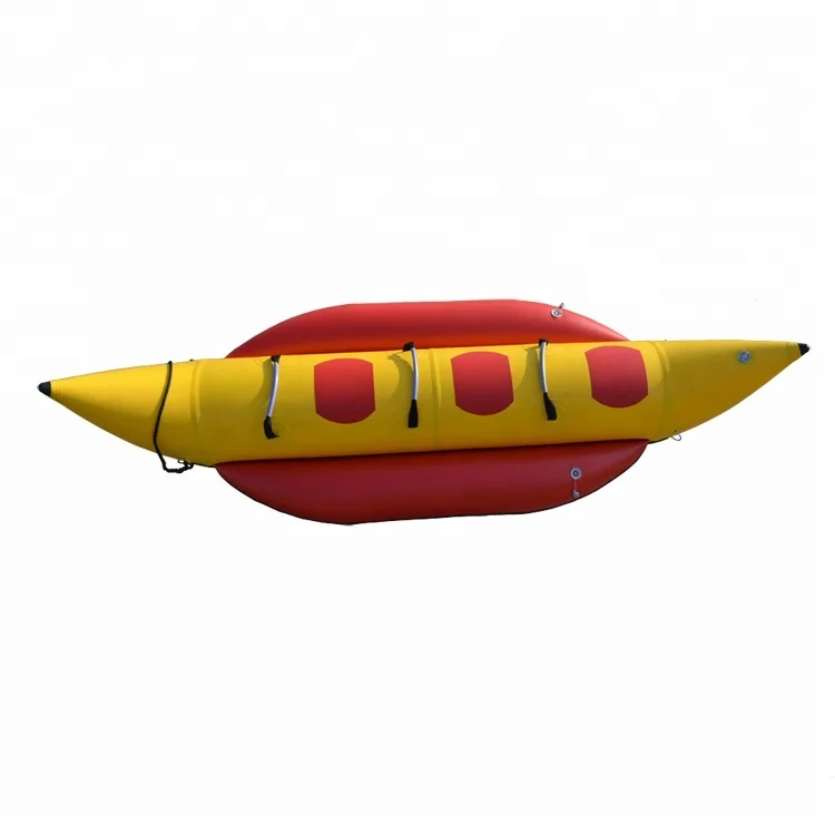 

Funny Inflatable Water Park Flying Banana Boat Kids Play Boat, Request