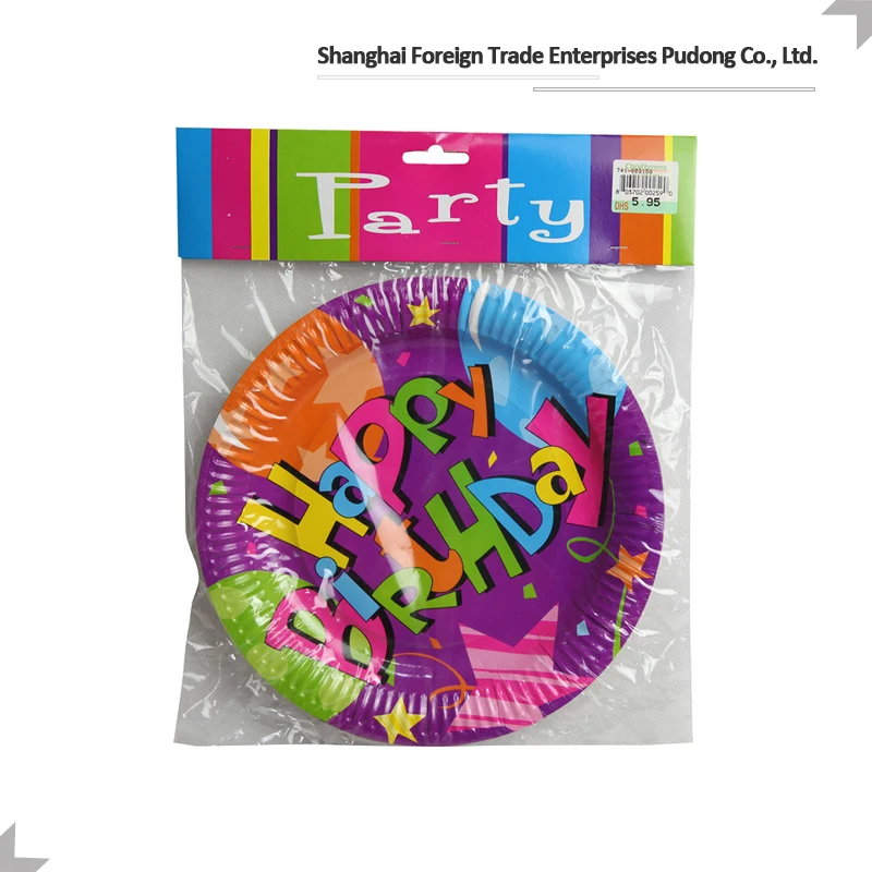 Wholesale Party Supplies Birthday Paper Plate Buy Party Supplies