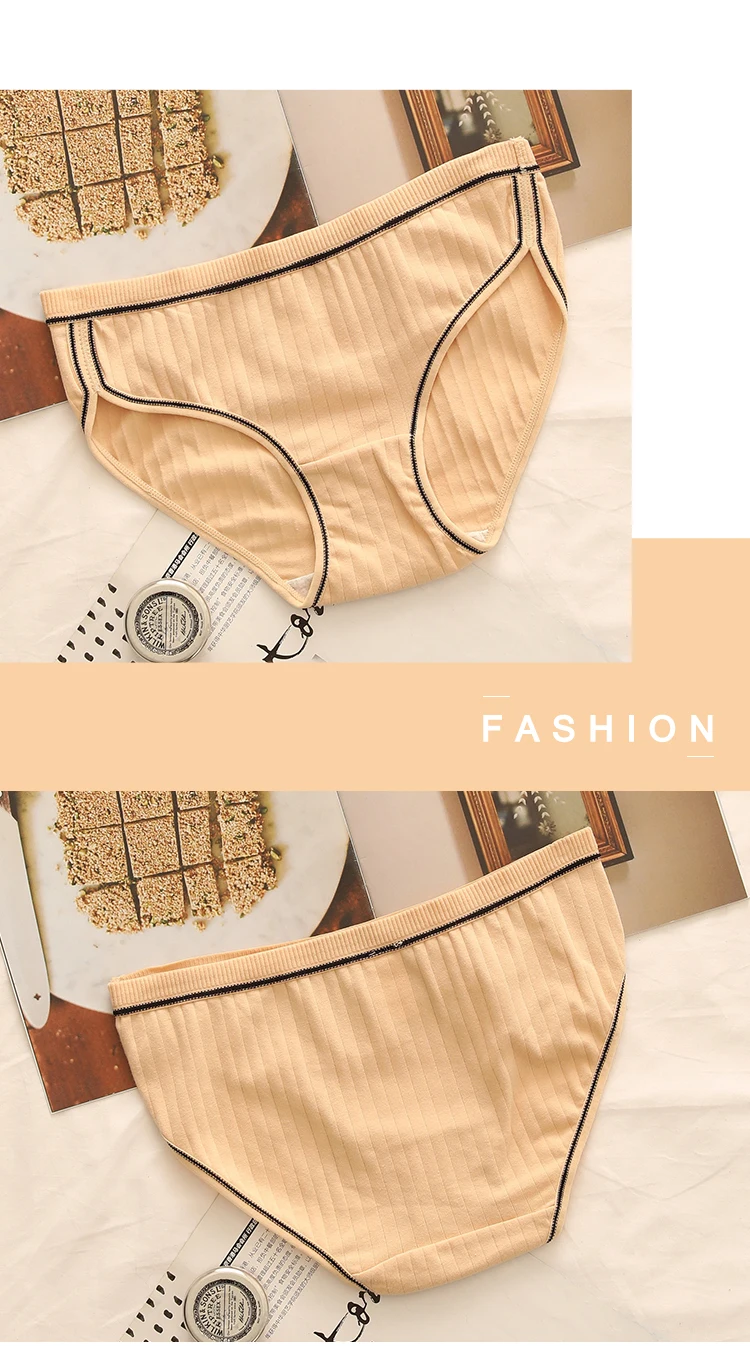 Six Rabbit Wholesale Cheap Panties 100 Cotton Ladies Panties Soft