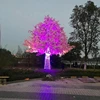 Large outdoor 7m pink fake artificial cherry blossom tree with LED light