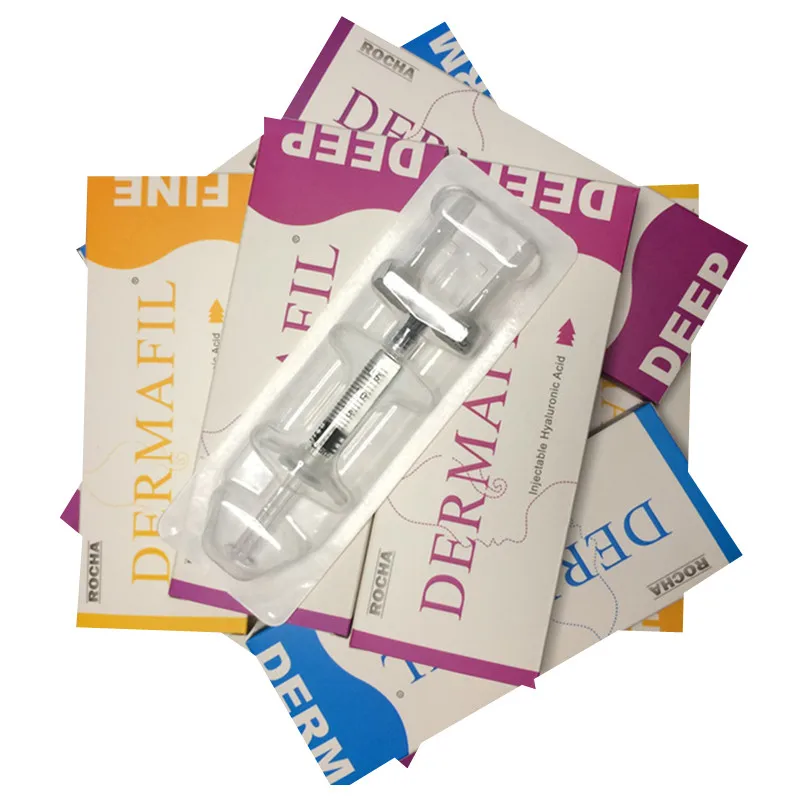 

Dermafil 2 ml Derm hyaluronic acid injectable wrinkle fillers, Transparent