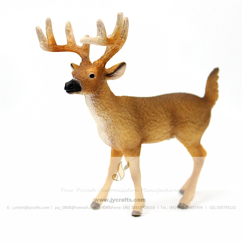 Oem Decorative Christmas Plastic Reindeer Wild Animal Figure Toy Buy