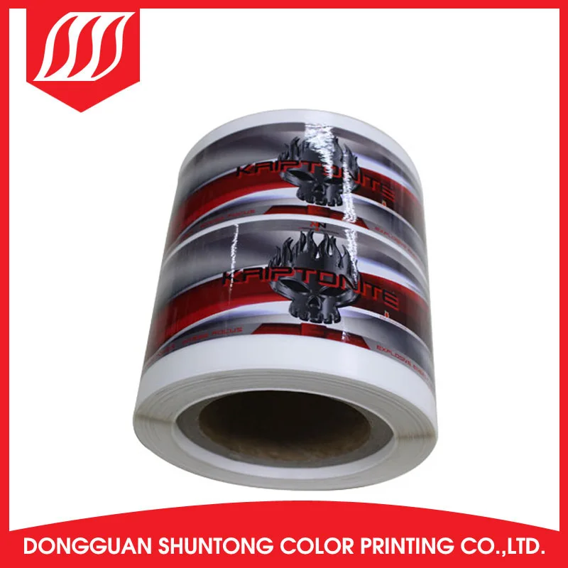 Custom Plastic Bottle Label / Roll Peel Off Labels /adhesive Label Sticker Buy Roll Peel Off