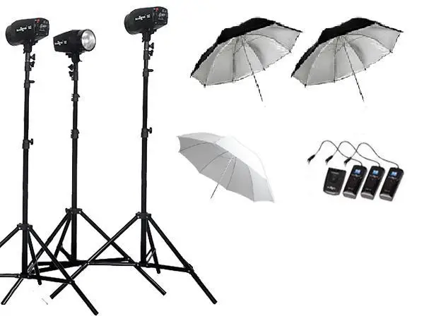 Blazzeo small home set photography studio flash light tool kit providing an easy and smart in house studio photography solution