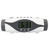 Portable Pocket Travel Alarm Clock Flashlight FM Radio