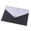 Source manufacturers to produce new wool felt A4 file bag folder anti-fall storage bag color waterproof handbag
