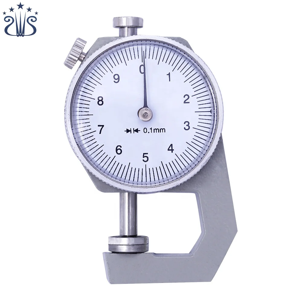 

0-10mm Dial Thickness Gauge leather hand tools Leather Paper Thickness Meter Tester For Leather Flim Paper