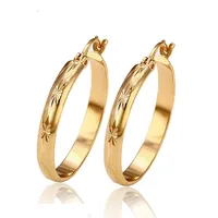 

28101 Special hot selling 18k gold color fashion earrings for ladies
