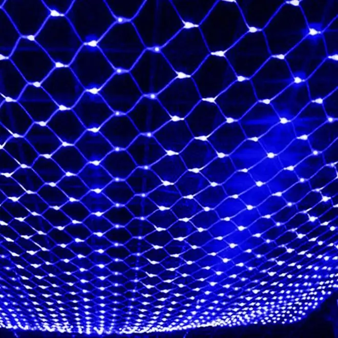 120 /144lEDs Blue color LED net Christmas lamp party wedding decoration lights