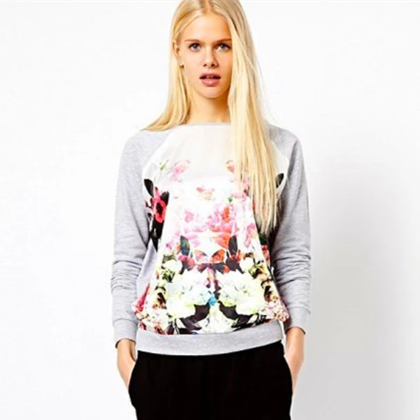 womens printed sweatshirts