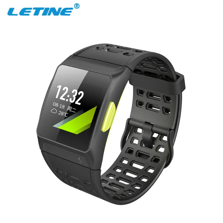 

ECG sports tracking smart gps band charm bracelet, Black;blue;red;green