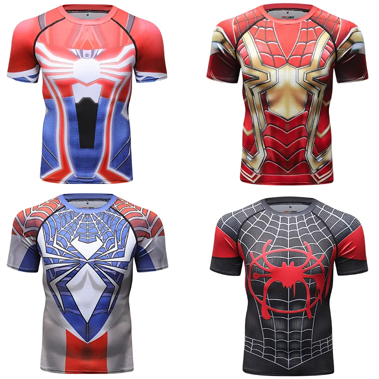 

Cody Lundin Marvel Clothes Superhero Spiderman Fitness Tshirt