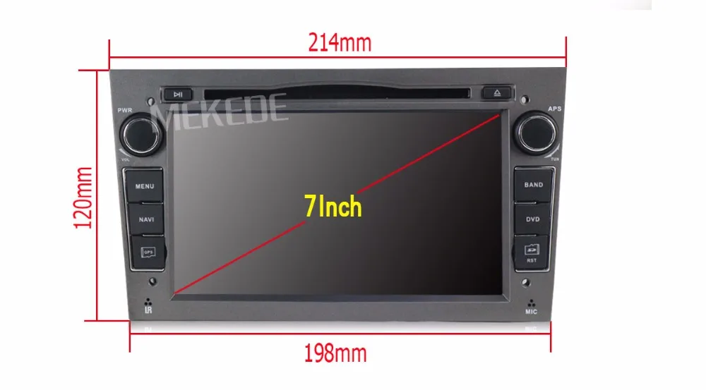 Sale Free shipping Quad Core 4G Android 7.1 Car dvd player radio For Opel Astra H Vectra Corsa Zafira B C G with GPS navigation RDS 10
