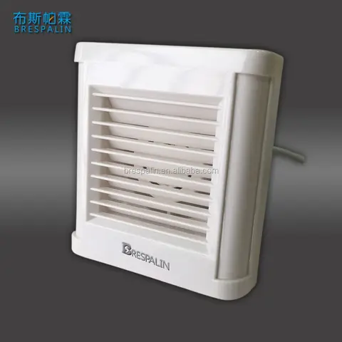Electric Shutter Window Bathroom Exhaust/Extractor/Ventilation Fan 6 Inch