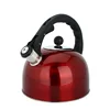 3L Tea Kettle Wtih Single Bottom For Stove Stainless Steel Whistling Teapot Water Camping Kettle