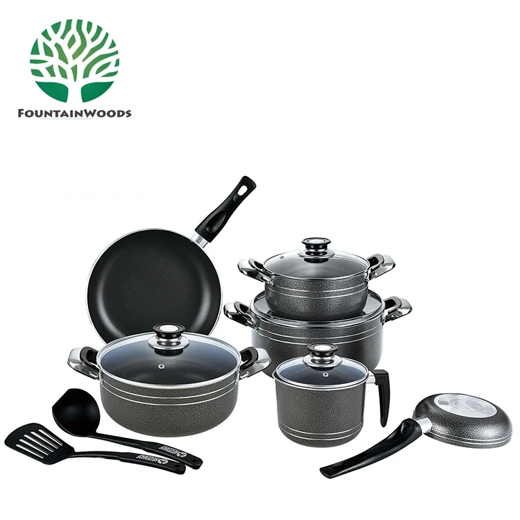 Buy Wholesale China Home Appliance 13pcs Stainless Steel Cookware Pots And Pans  Sets With Marble Coating & Cookware Set at USD 30.1