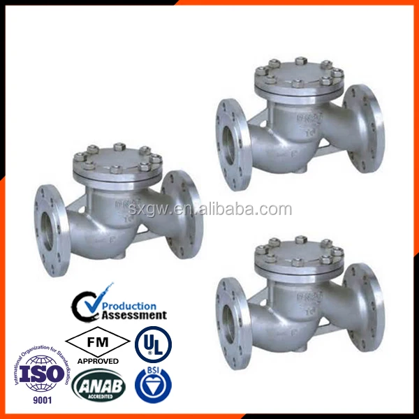 ANSI/DIN/BS standard stainless steel 316 check valve