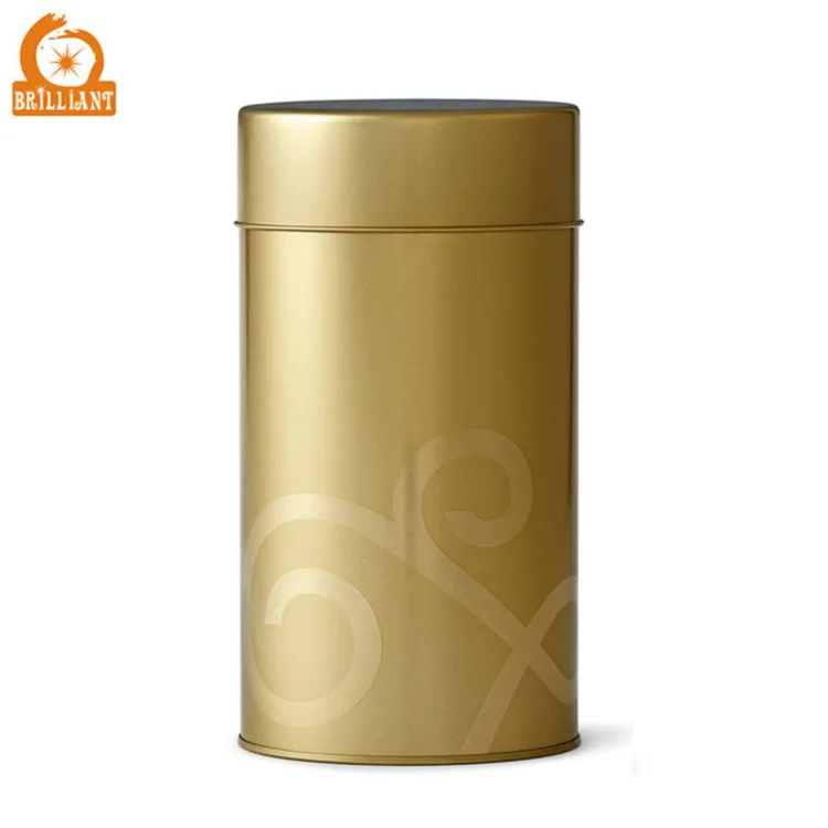 
Teavana Round Tea Tin Box with Customized Printing 