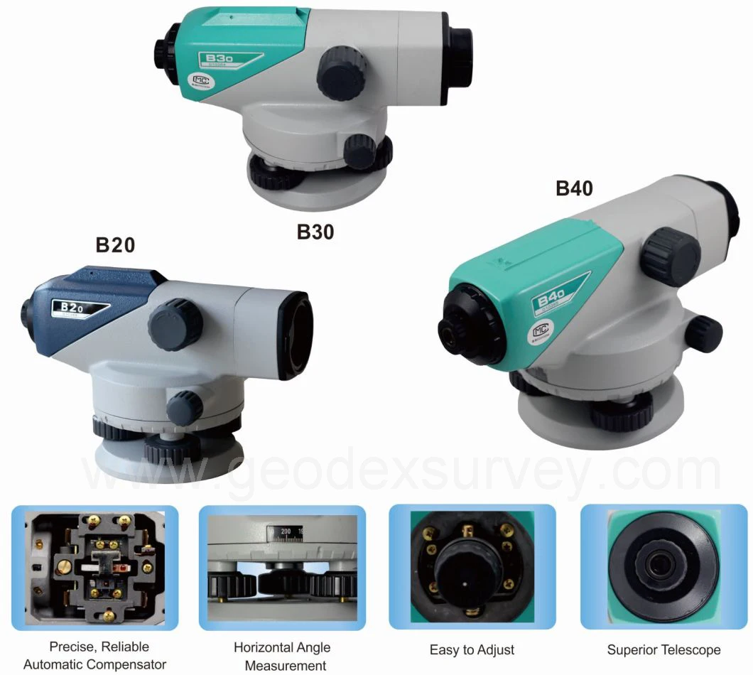High End Automatic Level 32x B20 Optical Level Topographic Surveying