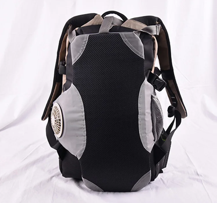 

Lightweight OEM Custom Soft Small Cooler Backpack with Best Quality USB Cooling Backpack Pad For Reducing Heat, Grey & black
