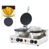 Commercial double plate ice cream cone maker CE approve waffle cone maker automatic