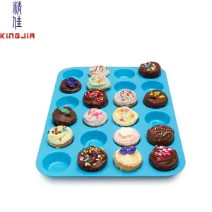 Image of round muffin baking pan,shaped muffin pans silicone muffin top pan