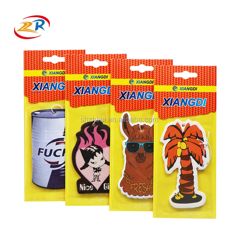 Scented Colorful Custom Tree Shape Paper Car Air Freshener Wholesale