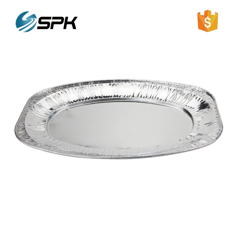 
Disposable aluminium foil oval turkey pan for roaster 