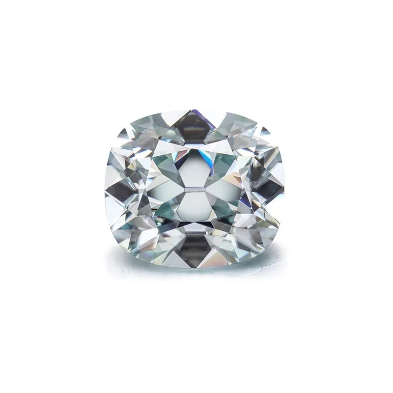 8x9mm Antique Cushion Cut Light Blue Moissanite Buy Light Blue Moissanite,Cushion Cut Blue